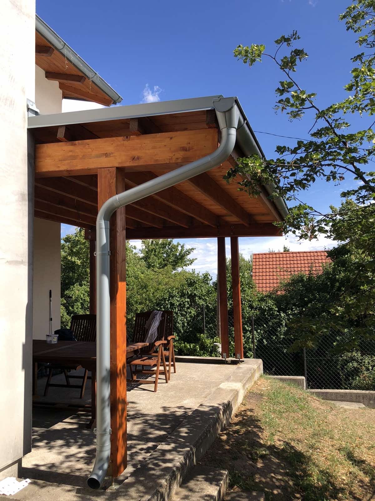 Ereszcsatorna Rheinzink Budaörs