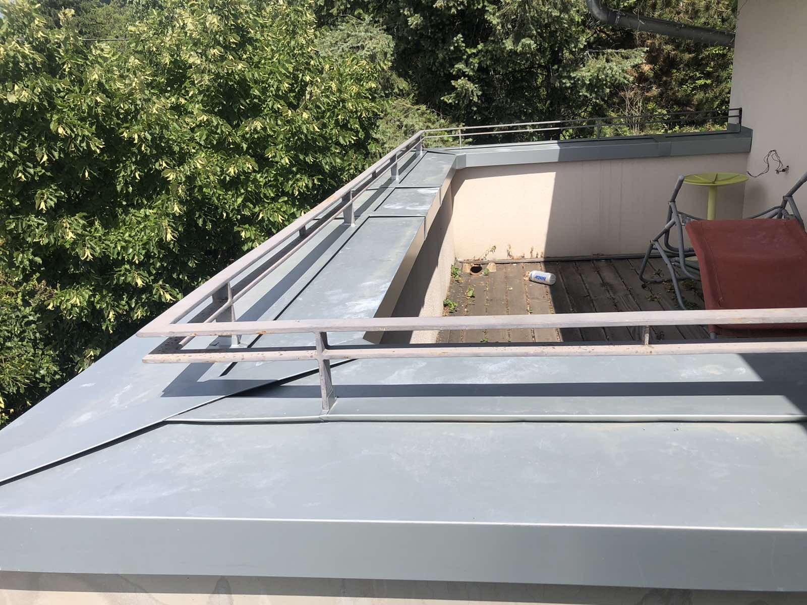 Attika fedés Rheinzink